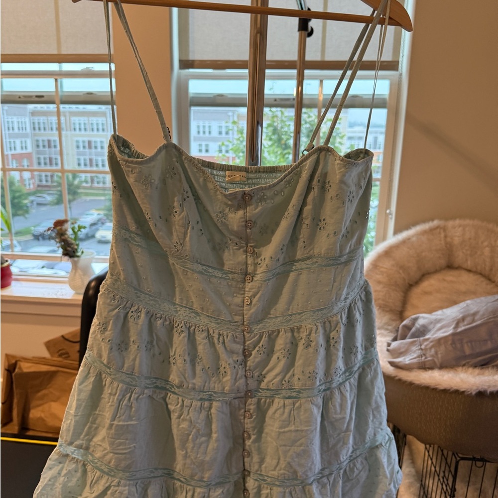 Aeropostale Light Blue Midi Dress